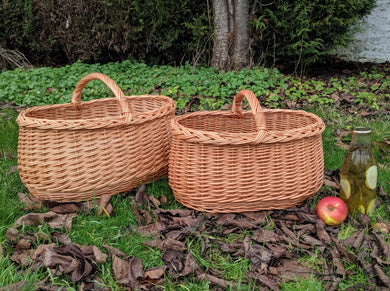 Panier en osier naturel Oscar